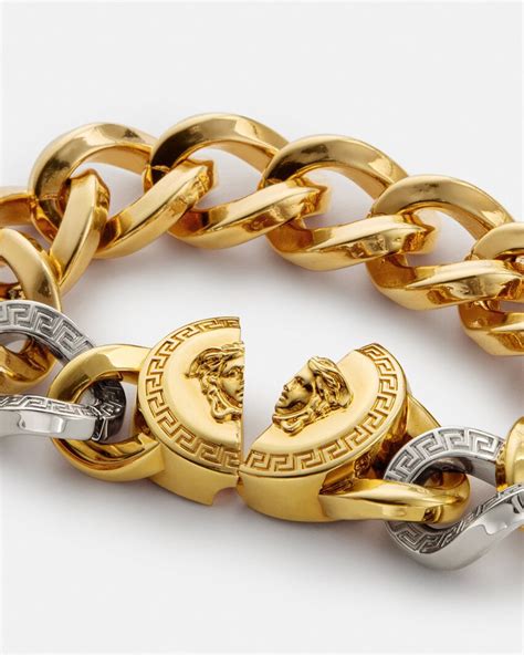 versace medusa chain bracelet